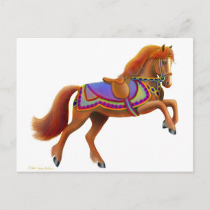 Circus Horse Postcard