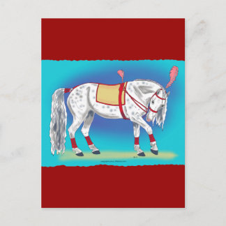 Circus Horse Postcard