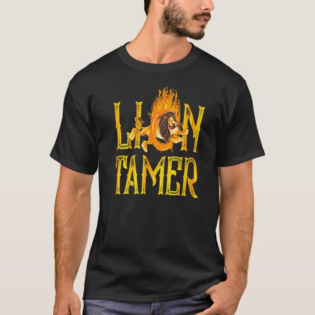 Circus Lion Tamer Training Of Lions Animal Trainin T-Shirt (Front)