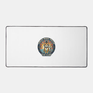 Circus Magic Poster Cat Cute Kitty Design - Circus Desk Mat
