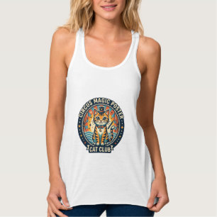 Circus Magic Poster Cat Cute Kitty Design - Circus Singlet