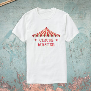 Circus Master Birthday Theme Party Parents T-Shirt
