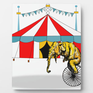 Circus Memorabilia In Memory of Circus Elephants Plaque