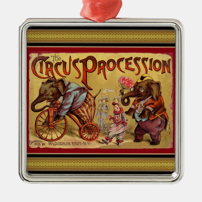 Circus Metal Tree Decoration (Front)