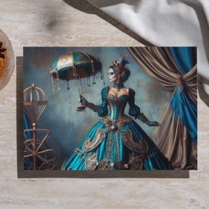 Circus Performer Steampunk Vintage Victorian Lady Tissue Paper