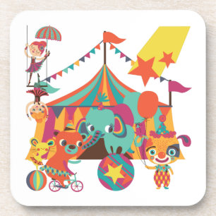 Circus Performers Coaster