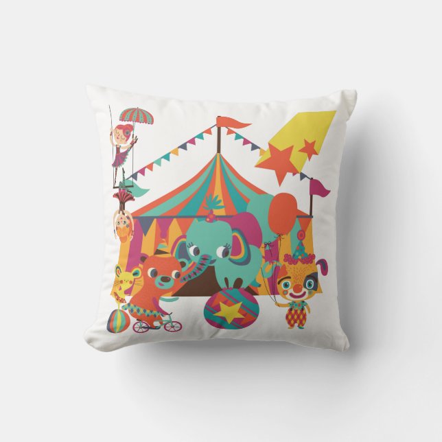 Circus Performers Cushion (Front)