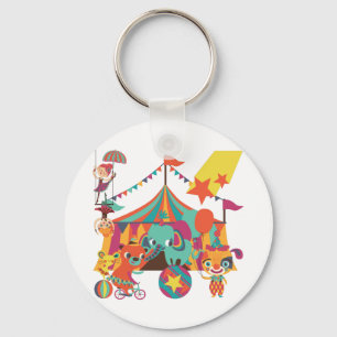 Circus Performers Key Ring