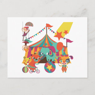 Circus Performers Postcard