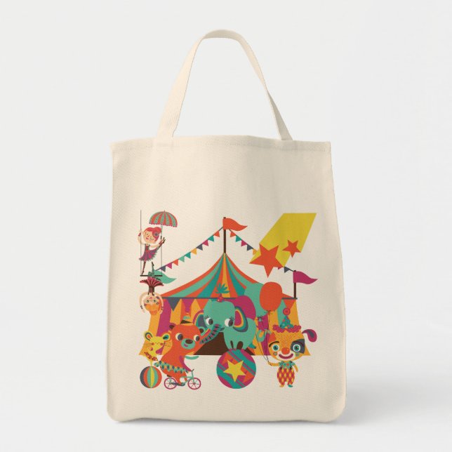 Circus Performers Tote Bag (Front)
