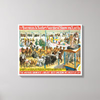 Circus Poster Of People Of Different Nationalities