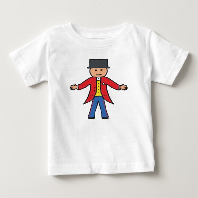 Circus Ringmaster Baby T-Shirt (Front)