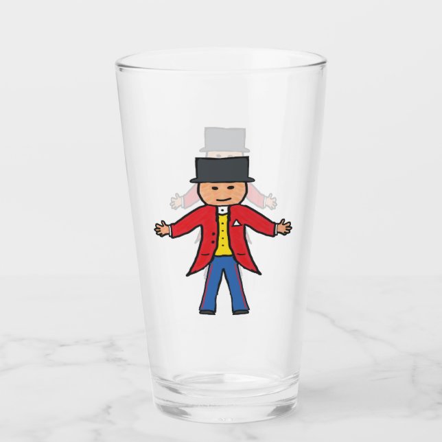 Circus Ringmaster Glass (Front)