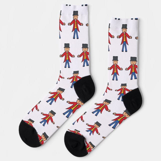 Circus Ringmaster Socks (Left)