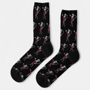 Circus Ringmaster Stickman Socks