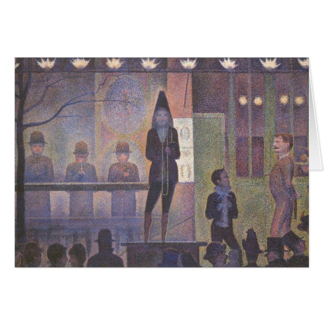 Circus Sideshow by Georges Seurat, Vintage Art (Front Horizontal)