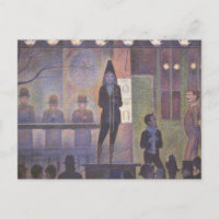Circus Sideshow by Georges Seurat, Vintage Art