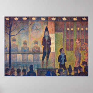 Circus Sideshow - Famous Painting Poster