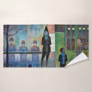 Circus Sideshow, Seurat Bath Towel