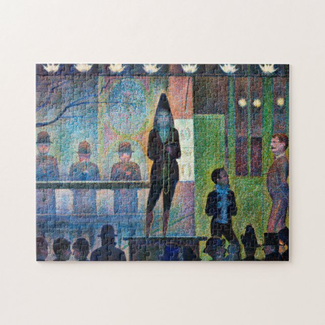 Circus Sideshow, Seurat Jigsaw Puzzle (Horizontal)