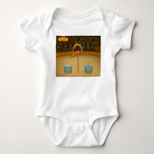 Circus squid baby bodysuit