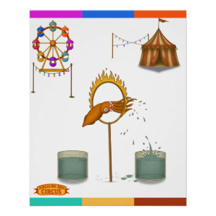 Circus squid poster