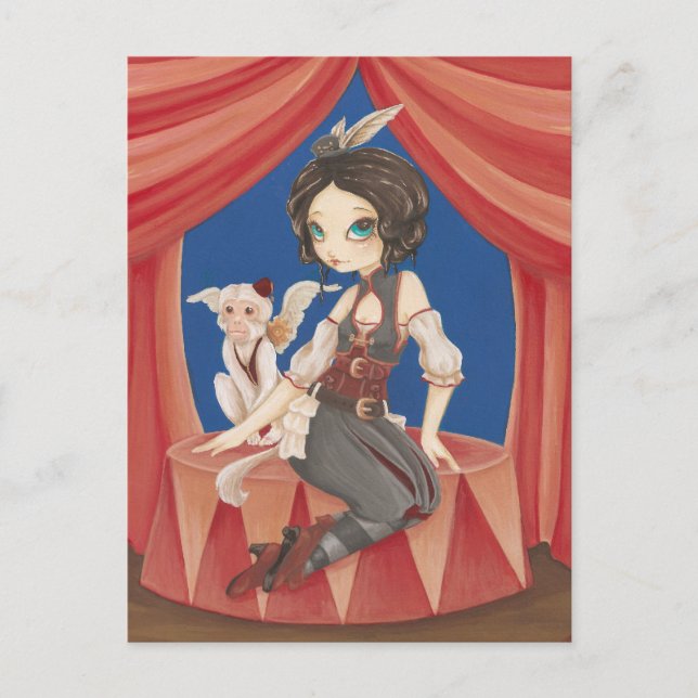 Circus- Steampunk Post Card (Front)