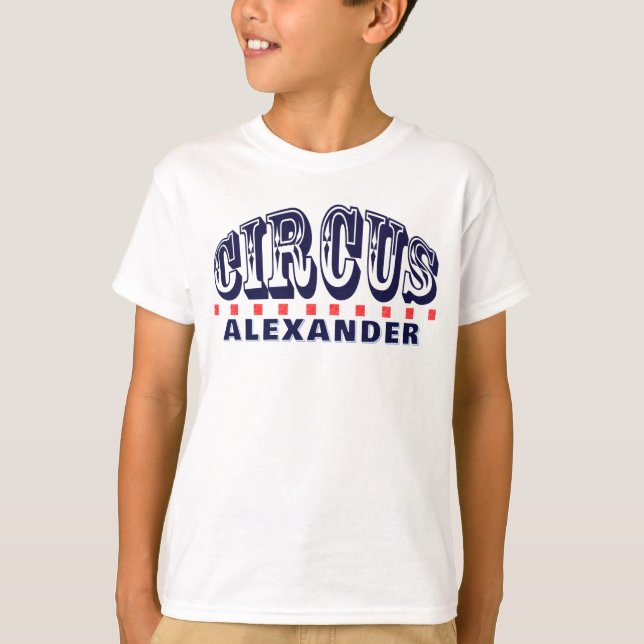 Circus Stripe Carnival T-Shirt (Front)