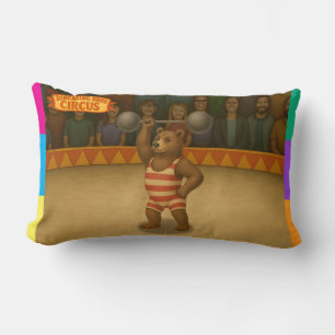 Circus strong-bear lumbar cushion