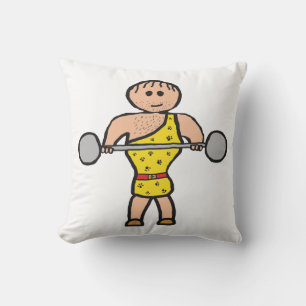 Circus Strongman Cushion