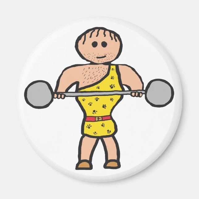 Circus Strongman Magnet (Front)