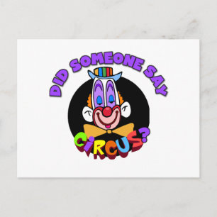 Circus T-shirts and Gifts Postcard