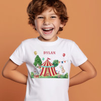 Circus Tent and Carnival Animals Kids Name