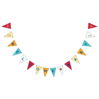 Circus Theme Welcome Baby Shower  Bunting