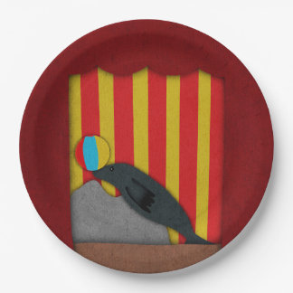 Circus Themed Birthday Party Plate