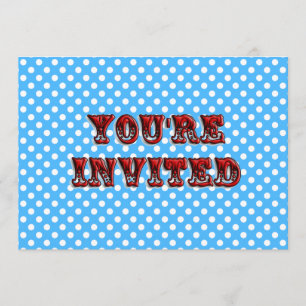 Circus Ticket Invitation