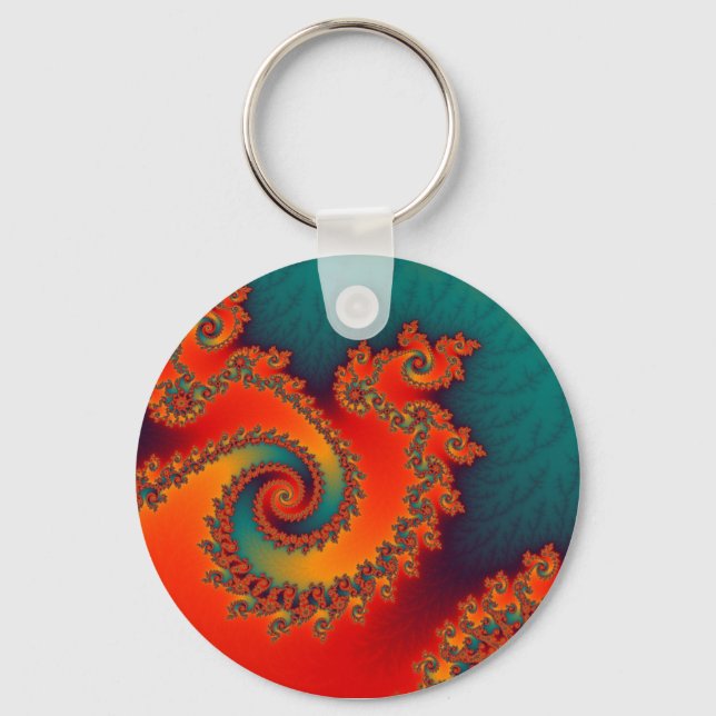 Circus Triple Twirl Keychain (Front)