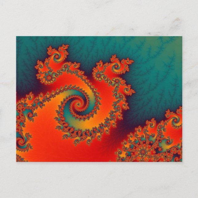 Circus Triple Twirl Postcard (Front)