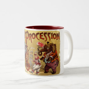 Circus Two-Tone Coffee Mug