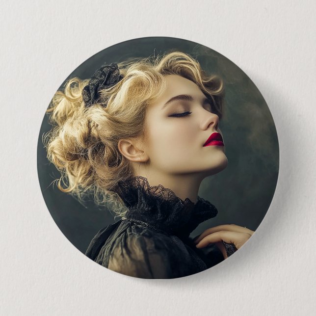 Circus Woman 7.5 Cm Round Badge (Front)