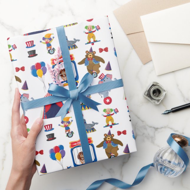 Circus Wrapping Paper, Carnival Gift Wrap (Gifting)
