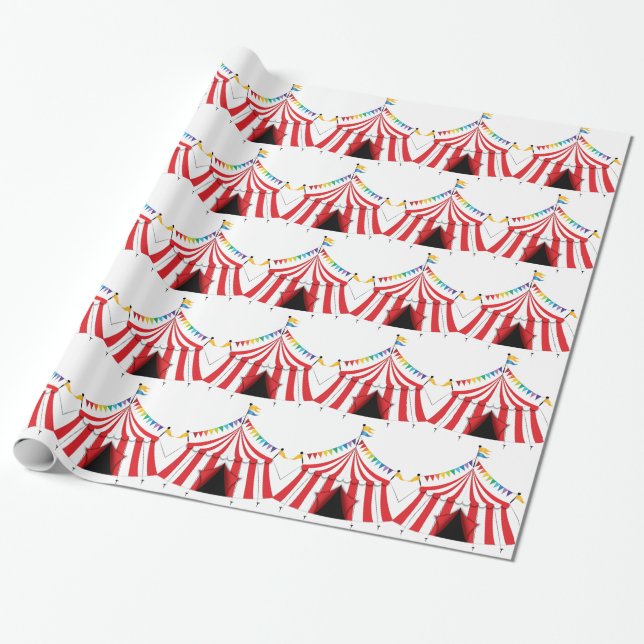 CircusTent Wrapping Paper (Unrolled)