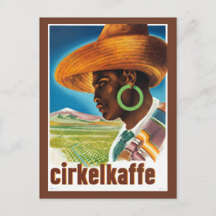 Cirkelkaffe Sweden Vintage Advertising Poster Postcard