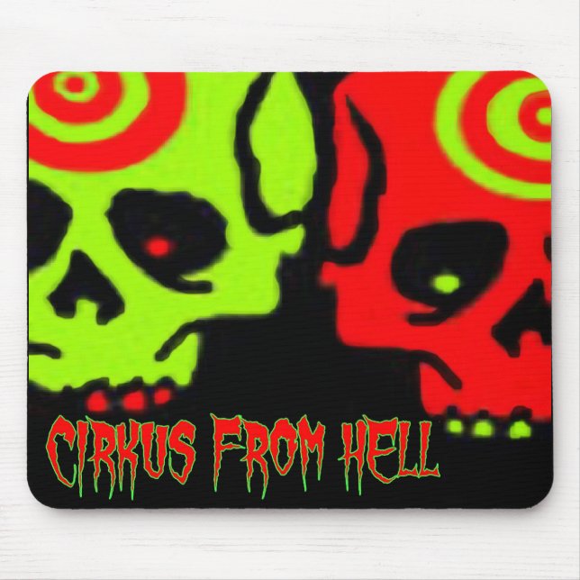 CIRKUS FROM HELL SKULL MOUSE PAD (Front)