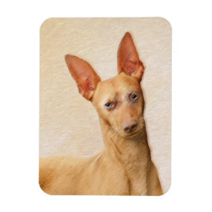 Cirneco dell’Etna Painting - Cute Original Dog Art Magnet