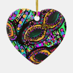 Cirque du Art Ceramic Tree Decoration