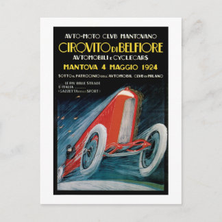 Cirquito et Delefiore Auto Moto Club Montovano Postcard