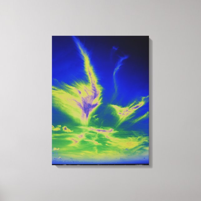 Cirrus cloud card acrylic print (Front)