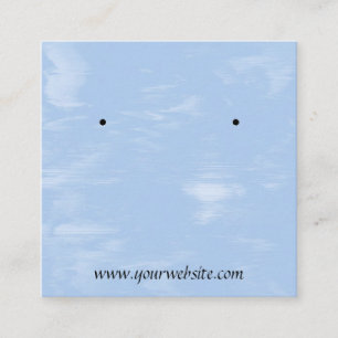 Cirrus Clouds Earrings Display Card