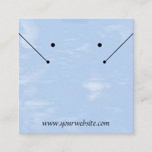 Cirrus Clouds Jewellery Display Card